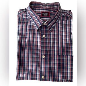 UNTUCKit WRINKLE FREE MENS PLAID SHIRT Size XXL SLIM FIT Excellent Condition